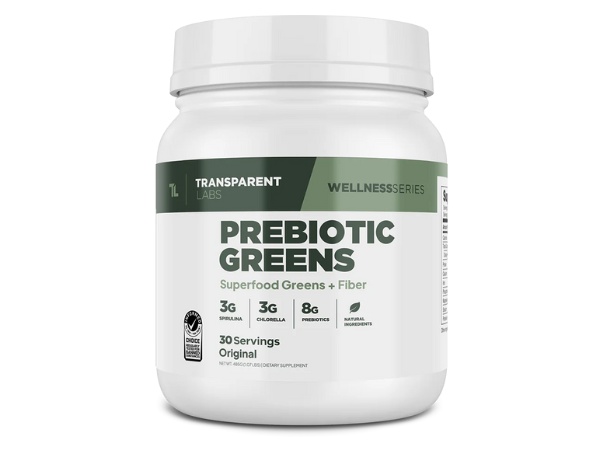 Transparent Labs Prebiotic Greens