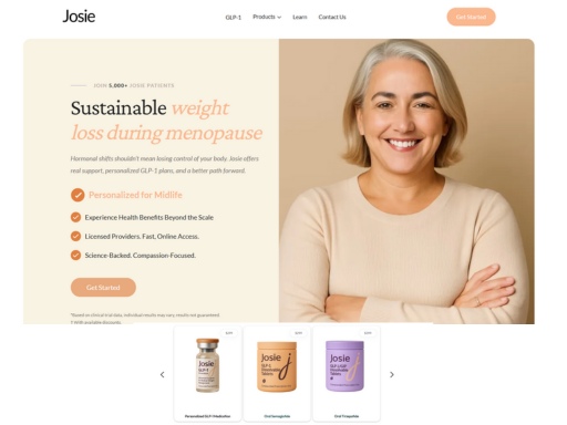 join josie - glp-1 menopause weight loss